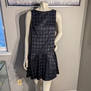 Rag & Bone Black Square Patterned Dress